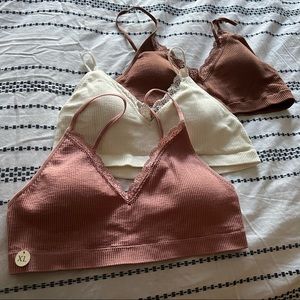 Three Aeropostale Bralettes